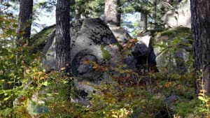 Paul Keller - zapomniana płaskorzeźba w karkonoskim lesie